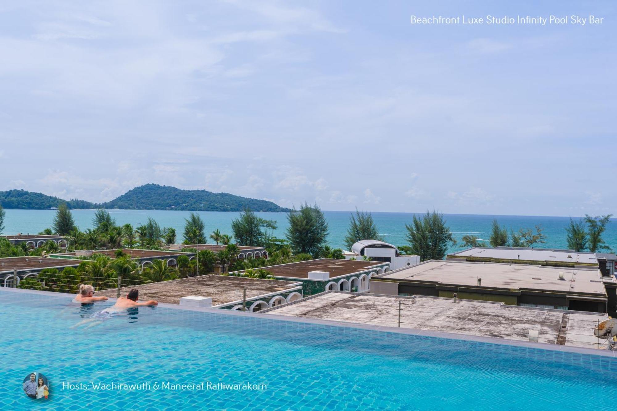 Beachfront Deluxe Infinity Pool Pangsapuri